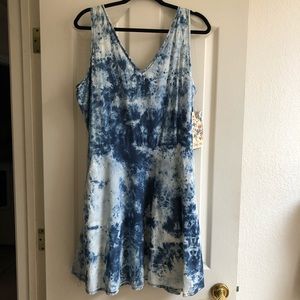 Indigo Rein Acid Wash Dress size XL New